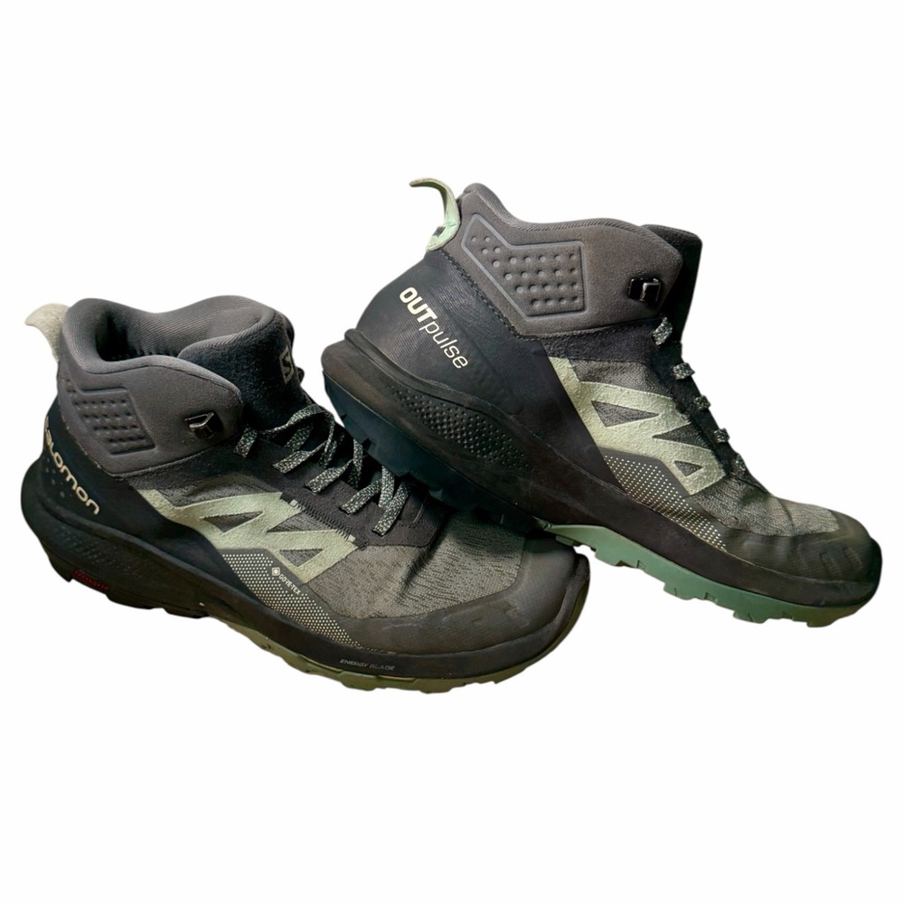 Salomon Outpulse Mid GTX Goretex Waterproof Hiking Boots Womens Size‎ 9